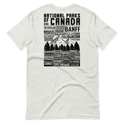Canada National Parks Checklist Unisex T-Shirt - Canada Untamed